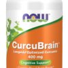 NOW Foods CurcuBrain 400mg con curcumina Longvida