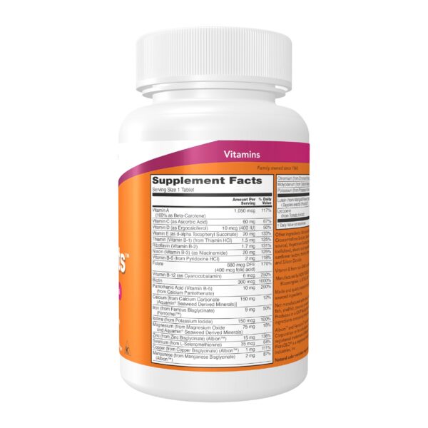 Etiqueta Daily Vits con luteina y licopeno