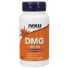 NOW Foods DMG 125 mg cápsulas frasco frontal