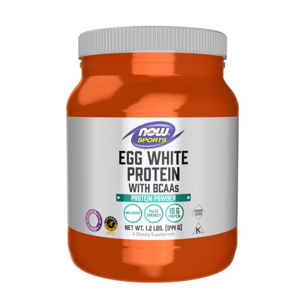 NOW Foods Egg White Protein frente