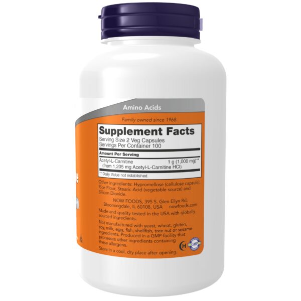 Etiqueta de ingredientes NOW Foods