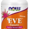 Frasco de NOW Foods Eve multivitamin con etiqueta