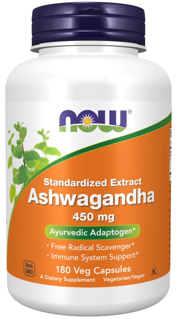 Now Foods extracto de Ashwagandha 450 mg 180 cápsulas vegetales