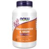 Frasco NOW Foods Glucosamina MSM Condroitina frente