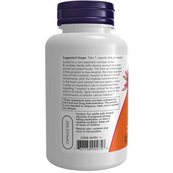 Cápsulas NOW Foods Inositol 500 mg