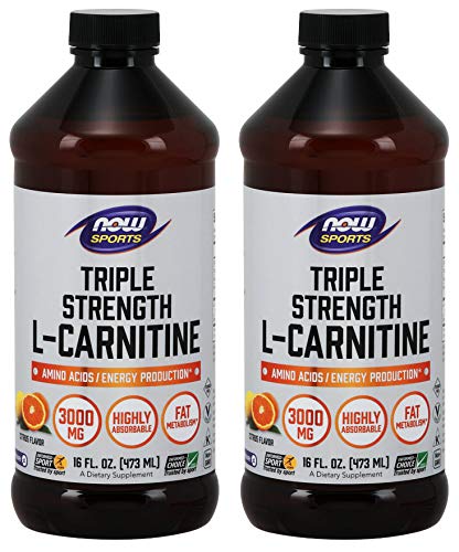 Version 1.0.0 L-Carnitina líquida NOW Foods envase