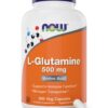 Frasco NOW Foods L-Glutamina 500 mg cápsulas