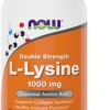 Frente del envase NOW Foods L-Lysine 1000 mg