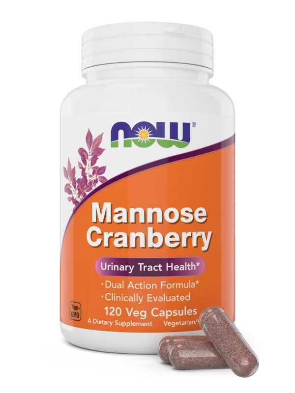 Version 1.0.0 NOW Foods Mannose Arándano Rojo 120 cápsulas veganas