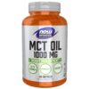 Frasco NOW Foods MCT Oil con etiqueta visible