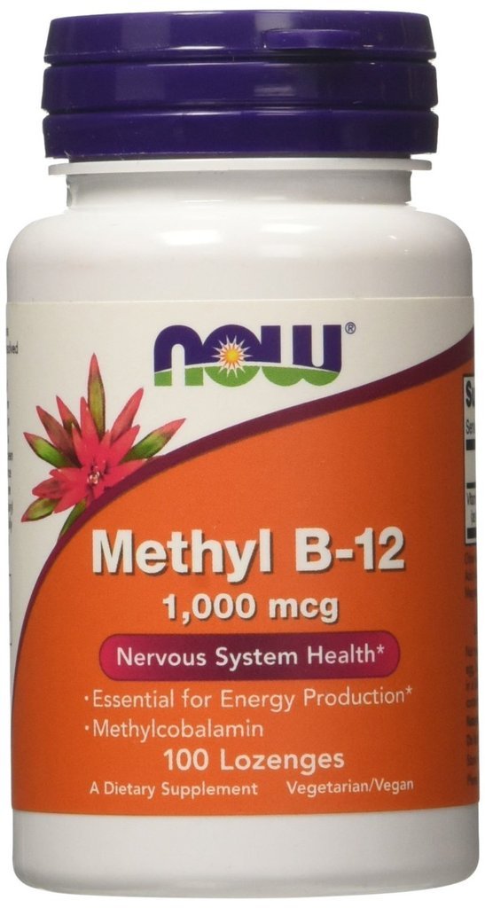 Version 1.0.0 Frente del frasco NOW Foods Methyl B-12 1000 mcg
