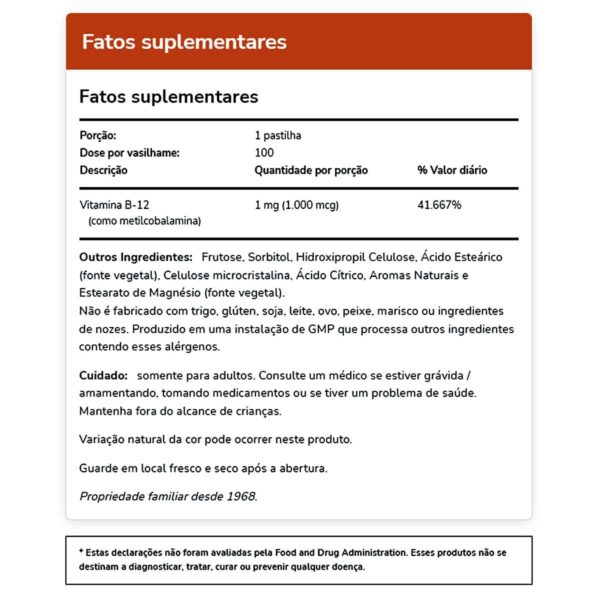 Caja de Now Foods Methyl B-12