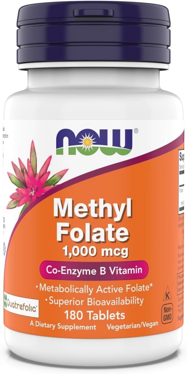 Version 1.0.0 Frasco de NOW Foods Methyl Folate 1000 mcg