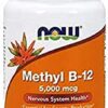 Version 1.0.0 NOW Foods Metil B12 5000 mcg botella frontal