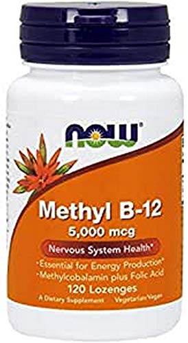 Version 1.0.0 NOW Foods Metil B12 5000 mcg botella frontal