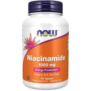 NOW Foods niacinamida suplemento vitamina b3 1000mg