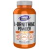 Frente de NOW Foods Nutrición Deportiva L-ornithine en polvo