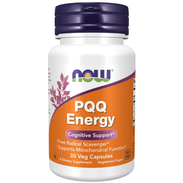 NOW Foods PQQ Energía suplemento en cápsulas vegetales