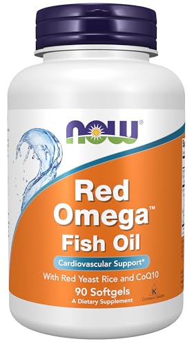 NOW Foods Red Omega cápsulas blandas con CoQ10 y Omega-3