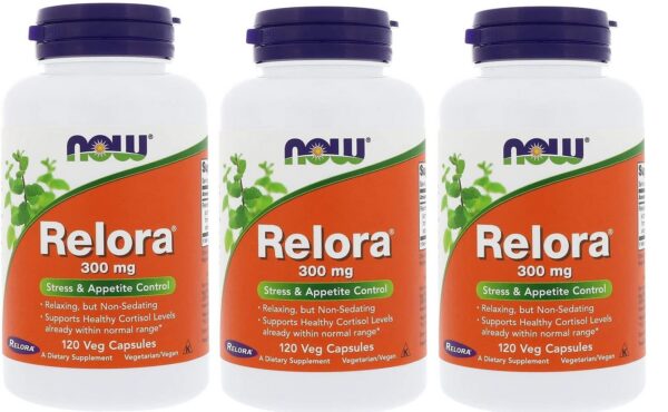 Etiqueta de Relora 300 mg en cápsulas vegetales