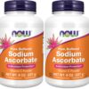 NOW Foods Sodium Ascorbate Powder frasco frontal