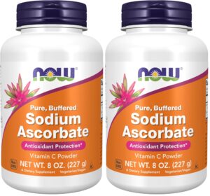 Version 1.0.0 NOW Foods Sodium Ascorbate Powder frasco frontal