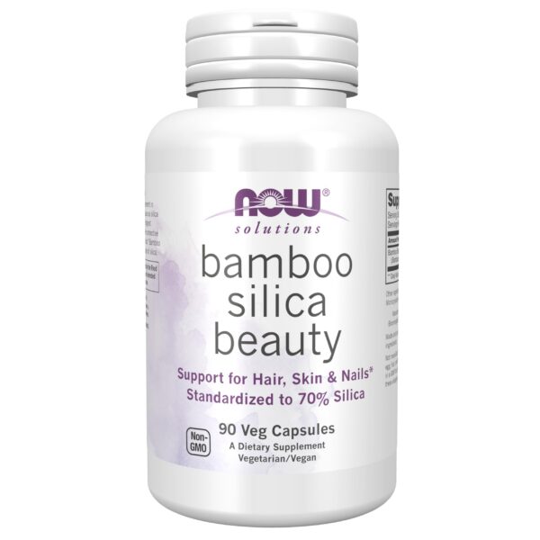 Version 1.0.0 NOW Foods Solutions Bamboo Silica Beauty frasco frontal