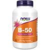 NOW Foods suplemento vitamina B-50 energía y sistema nervioso