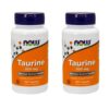 NOW Foods Taurina 500 mg cápsulas - etiqueta frontal