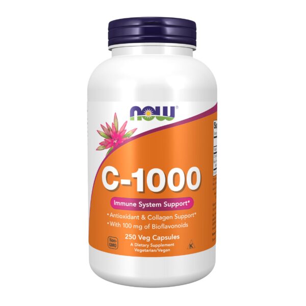 Version 1.0.0 NOW Foods vitamina c 1000mg con bioflavonoides botella