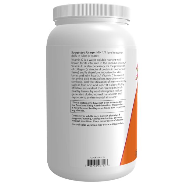 Version 1.0.0 NOW Foods vitamina c cristales pureza alta protección antioxidante