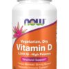 Now Foods Vitamina D Vegetariana Seca 1000 UI frasco
