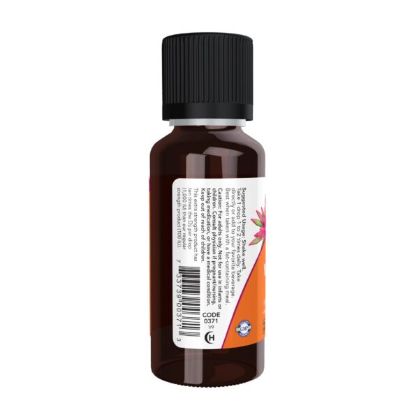 Detalle del gotero vitamina D-3 liquide NOW Foods