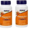 Now Foods Vitamina K-2 100 mcg 100 cápsulas