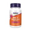 NOW Foods Vitamina K-2 MK-7 cápsulas vegetarianas frasco 60 unidades