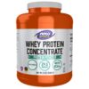 Lata de NOW Foods Whey Protein Concentrate con etiqueta