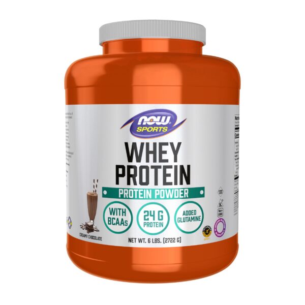 NOW Foods Whey Protein etiqueta frontal