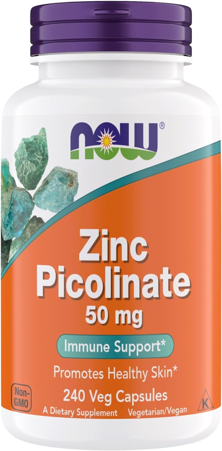 Now Foods Zinc Picolinate, 50 mg