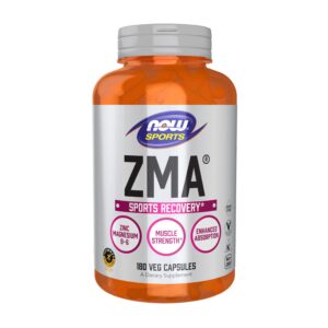 Version 1.0.0 Frontal de NOW Foods ZMA 180 cápsulas