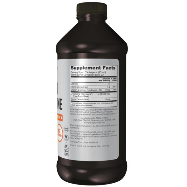 Etiqueta cítrica de L-Carnitina