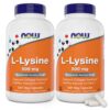 NOW L-Lysine 500 mg cápsulas frontal