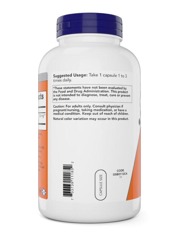 Frasco con tapa de NOW L-Lysine 500 mg