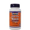 Frasco NOW Niacina sin rubor 250 mg
