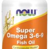 Envase NOW Omega 3-6-9 90 cápsulas