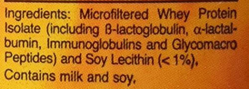 NOW Sports proteína aislada sin sabor detalle envase