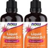 NOW Vitamina D-3 líquido botella frontal