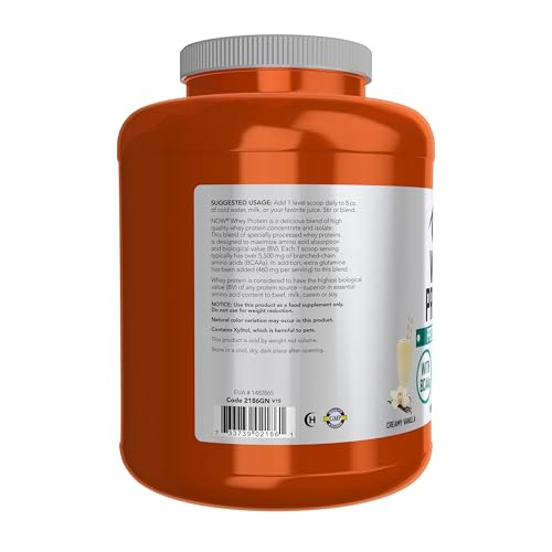 Cuchara medidora NOW Whey Protein