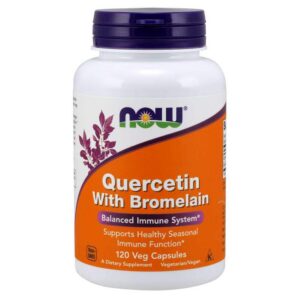 NOW Foods Quercetina con Bromelina 120 VegiCaps
