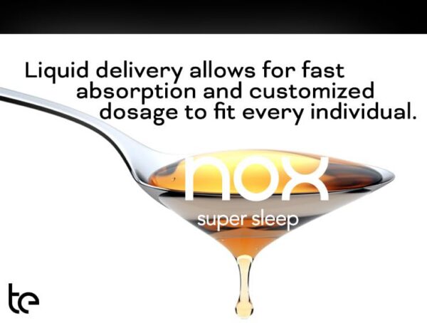 Frasco con gotero de Nox Super Sleep