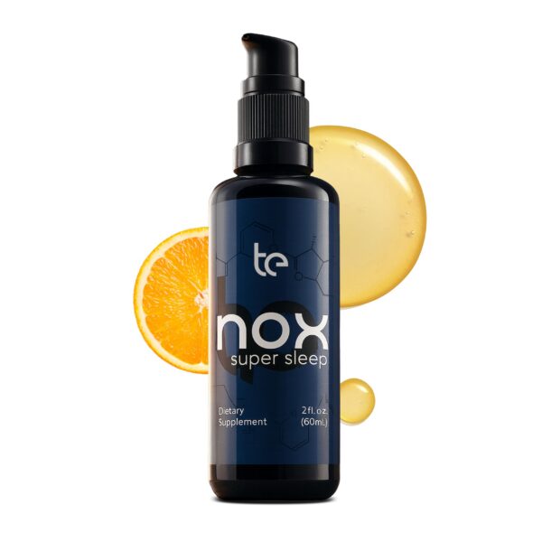 Version 1.0.0 Nox Super Sleep frasco líquido